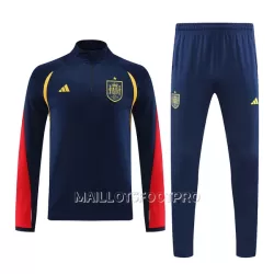 Espagne Sweat d'Entraînement Homme 22-23 Quart-Zip Bleue Espagne Sweat d'Entraînement Homme 22-23 Quart-Zip Bleue
