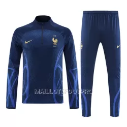 France Sweat d'Entraînement Homme 2022 Quart-Zip Navy France Sweat d'Entraînement Homme 2022 Quart-Zip Navy