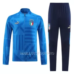 Italie Ensemble Vestes d'Entraînement Homme 2022 Bleue Italie Ensemble Vestes d'Entraînement Homme 2022 Bleue