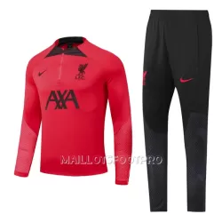 Liverpool Sweat d'Entraînement Enfant 22-23 Quart-Zip Rouge Liverpool Sweat d'Entraînement Enfant 22-23 Quart-Zip Rouge