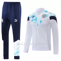 Manchester City Ensemble Sweat d'Entraînement Homme 22-23 Bleu Blanc Manchester City Ensemble Sweat d'Entraînement Homme 22-23 Bleu Blanc