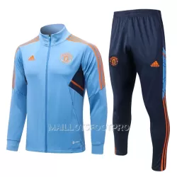 Manchester United Ensemble Sweat d'Entraînement Homme 22-23 Bleu Clair Manchester United Ensemble Sweat d'Entraînement Homme 22-23 Bleu Clair