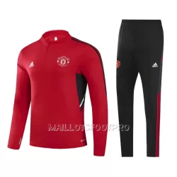 Manchester United Sweat d'Entraînement Enfant 22-23 Quart-Zip Rouge Manchester United Sweat d'Entraînement Enfant 22-23 Quart-Zip Rouge