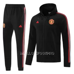 Manchester United Veste à Capuche Homme 22-23 Noire Manchester United Veste à Capuche Homme 22-23 Noire