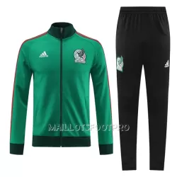 Mexique Ensemble Vestes d'Entraînement Homme 2022 Verte Mexique Ensemble Vestes d'Entraînement Homme 2022 Verte