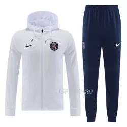 Paris Saint-Germain Veste à Capuche Homme 22-23 Blanche Paris Saint-Germain Veste à Capuche Homme 22-23 Blanche