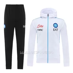 SSC Naples Veste à Capuche Homme 22-23 Blanche SSC Naples Veste à Capuche Homme 22-23 Blanche