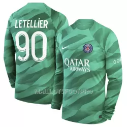 Maillot Gardien Paris Saint-Germain Letellier 90 Homme Domicile 2023-24 Manches Longues Maillot Gardien Paris Saint-Germain Letellier 90 Homme Domicile 2023-24 Manches Longues