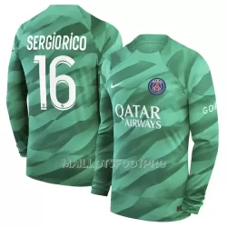 Maillot Gardien Paris Saint-Germain Sergio Rico 16 Homme Domicile 2023-24 Manches Longues Maillot Gardien Paris Saint-Germain Sergio Rico 16 Homme Domicile 2023-24 Manches Longues