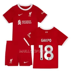 Maillot Liverpool Gakpo 18 Enfant Domicile 2023-24 Maillot Liverpool Gakpo 18 Enfant Domicile 2023-24
