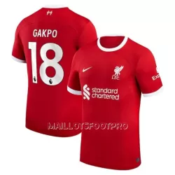 Maillot Liverpool Gakpo 18 Homme Domicile 2023-24 Maillot Liverpool Gakpo 18 Homme Domicile 2023-24