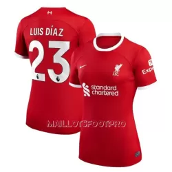 Maillot Liverpool Luis Diaz 23 Femme Domicile 2023-24 Maillot Liverpool Luis Diaz 23 Femme Domicile 2023-24