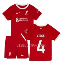 Maillot Liverpool Virgil 4 Enfant Domicile 2023-24 Maillot Liverpool Virgil 4 Enfant Domicile 2023-24