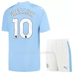 Maillot Manchester City Grealish 10 Enfant Domicile 2023-24 Maillot Manchester City Grealish 10 Enfant Domicile 2023-24