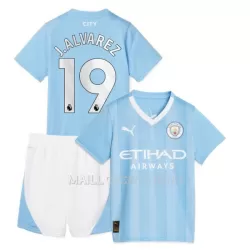 Maillot Manchester City J. Alvarez 19 Enfant Domicile 2023-24 Maillot Manchester City J. Alvarez 19 Enfant Domicile 2023-24