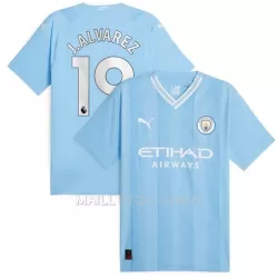 Maillot Manchester City J. Alvarez 19 Homme Domicile 2023-24 Maillot Manchester City J. Alvarez 19 Homme Domicile 2023-24