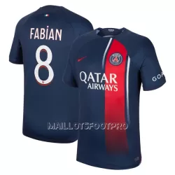 Maillot Paris Saint-Germain Fabian 8 Homme Domicile 2023-24 Maillot Paris Saint-Germain Fabian 8 Homme Domicile 2023-24
