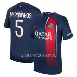 Maillot Paris Saint-Germain Marquinhos 5 Homme Domicile 2023-24 Maillot Paris Saint-Germain Marquinhos 5 Homme Domicile 2023-24