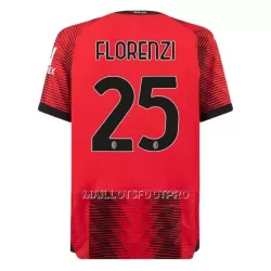 Maillot AC Milan Florenzi 25 Homme Domicile 2023-24 Maillot AC Milan Florenzi 25 Homme Domicile 2023-24