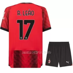 Maillot AC Milan R. Leao 17 Enfant Domicile 2023-24 Maillot AC Milan R. Leao 17 Enfant Domicile 2023-24