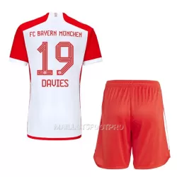Maillot Bayern Munich Alphonso Davies 19 Enfant Domicile 2023-24 Maillot Bayern Munich Alphonso Davies 19 Enfant Domicile 2023-24