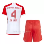 Maillot FC Bayern Munich De Ligt 4 Enfant Domicile 2023-24