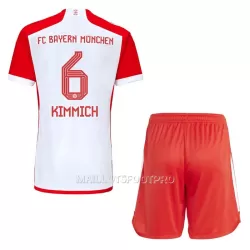 Maillot FC Bayern Munich Joshua Kimmich 6 Enfant Domicile 2023-24 Maillot FC Bayern Munich Joshua Kimmich 6 Enfant Domicile 2023-24