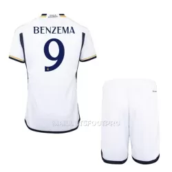 Maillot Real Madrid Benzema 9 Enfant Domicile 2023-24 Maillot Real Madrid Benzema 9 Enfant Domicile 2023-24