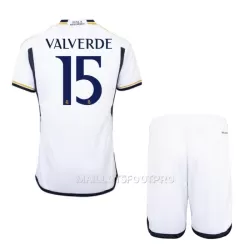 Maillot Real Madrid Valverde 15 Enfant Domicile 2023-24 Maillot Real Madrid Valverde 15 Enfant Domicile 2023-24