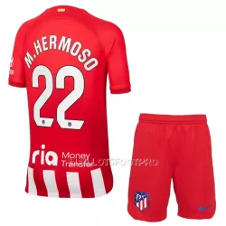 Maillot Atlético Madrid M.Hermoso 22 Enfant Domicile 2023-24 Maillot Atlético Madrid M.Hermoso 22 Enfant Domicile 2023-24