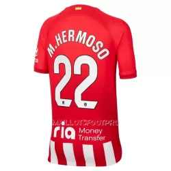 Maillot Atlético Madrid M.Hermoso 22 Enfant Domicile 2023-24