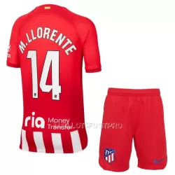 Maillot Atlético Madrid M. Llorente 14 Enfant Domicile 2023-24 Maillot Atlético Madrid M. Llorente 14 Enfant Domicile 2023-24