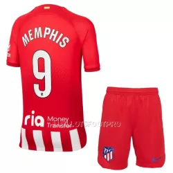 Maillot Atlético Madrid Memphis 9 Enfant Domicile 2023-24 Maillot Atlético Madrid Memphis 9 Enfant Domicile 2023-24