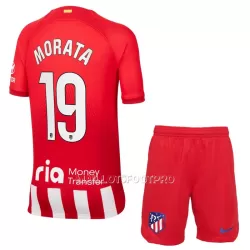 Maillot Atlético Madrid Morata 19 Enfant Domicile 2023-24 Maillot Atlético Madrid Morata 19 Enfant Domicile 2023-24