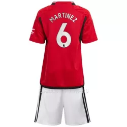 Maillot Manchester United Martinez 6 Enfant Domicile 2023-24
