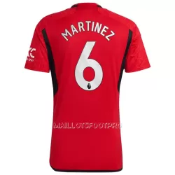 Maillot Manchester United Martinez 6 Homme Domicile 2023-24
