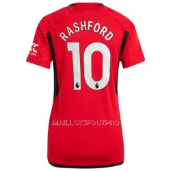 Maillot Manchester United Rashford 10 Femme Domicile 2023-24
