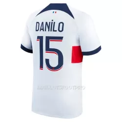 Maillot Paris Saint-Germain Danilo 15 Homme Extérieur 2023-24