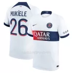 Maillot Paris Saint-Germain Mukiele 26 Homme Extérieur 2023-24