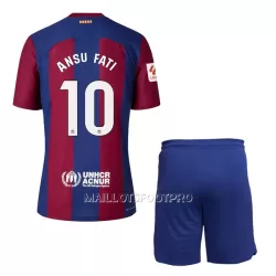 Maillot FC Barcelone Ansu Fati 10 Enfant Domicile 2023-24 Maillot FC Barcelone Ansu Fati 10 Enfant Domicile 2023-24