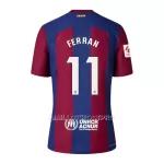 Maillot FC Barcelone Ferran 11 Homme Domicile 2023-24
