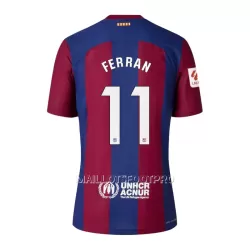 Maillot FC Barcelone Ferran 11 Homme Domicile 2023-24