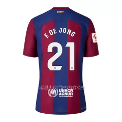 Maillot FC Barcelone Frenkie de Jong 21 Enfant Domicile 2023-24