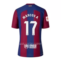 Maillot FC Barcelone Marcos A. 17 Homme Domicile 2023-24