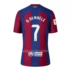 Maillot FC Barcelone O. Dembele 7 Enfant Domicile 2023-24