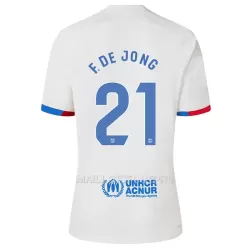 Maillot FC Barcelone Frenkie de Jong 21 Homme Extérieur 2023-24