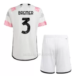 Maillot Juventus Bremer 3 Enfant Extérieur 2023-24
