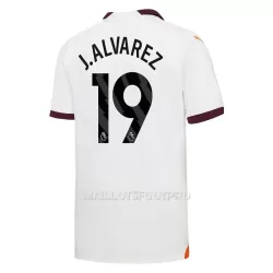 Maillot Manchester City J. Alvarez 19 Homme Extérieur 2023-24 Maillot Manchester City J. Alvarez 19 Homme Extérieur 2023-24