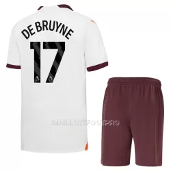 Maillot Manchester City Kevin De Bruyne 17 Enfant Extérieur 2023-24