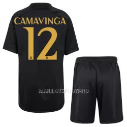 Maillot Real Madrid Camavinga 12 Enfant Third 2023-24 Maillot Real Madrid Camavinga 12 Enfant Third 2023-24